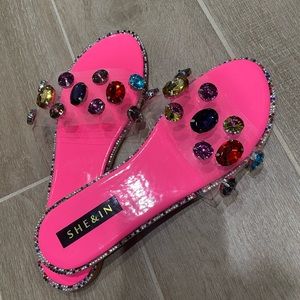 SHEIN Jeweled Sandals